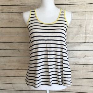 OUTBACK RED Yellow and Striped Open Back Top